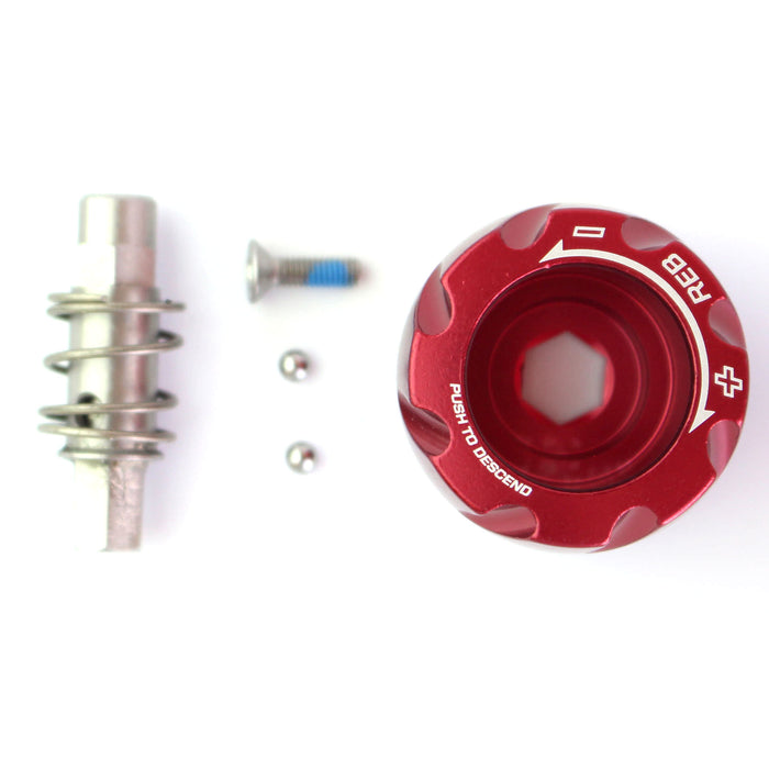 Cannondale Lefty 2.0 PBR Lockout Button Rebound Knob Kit  - KH188/