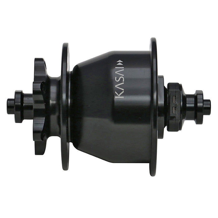 Kasai FS Dynacoil D6 IS-Disc F Q/R Hub, 9x100mm, 32h - Blk