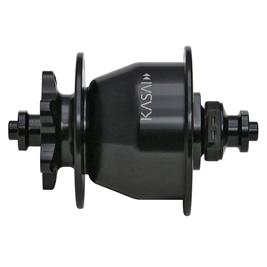 Kasai FS Dynacoil D6 IS-Disc F Q/R Hub, 9x100mm, 32h - Blk