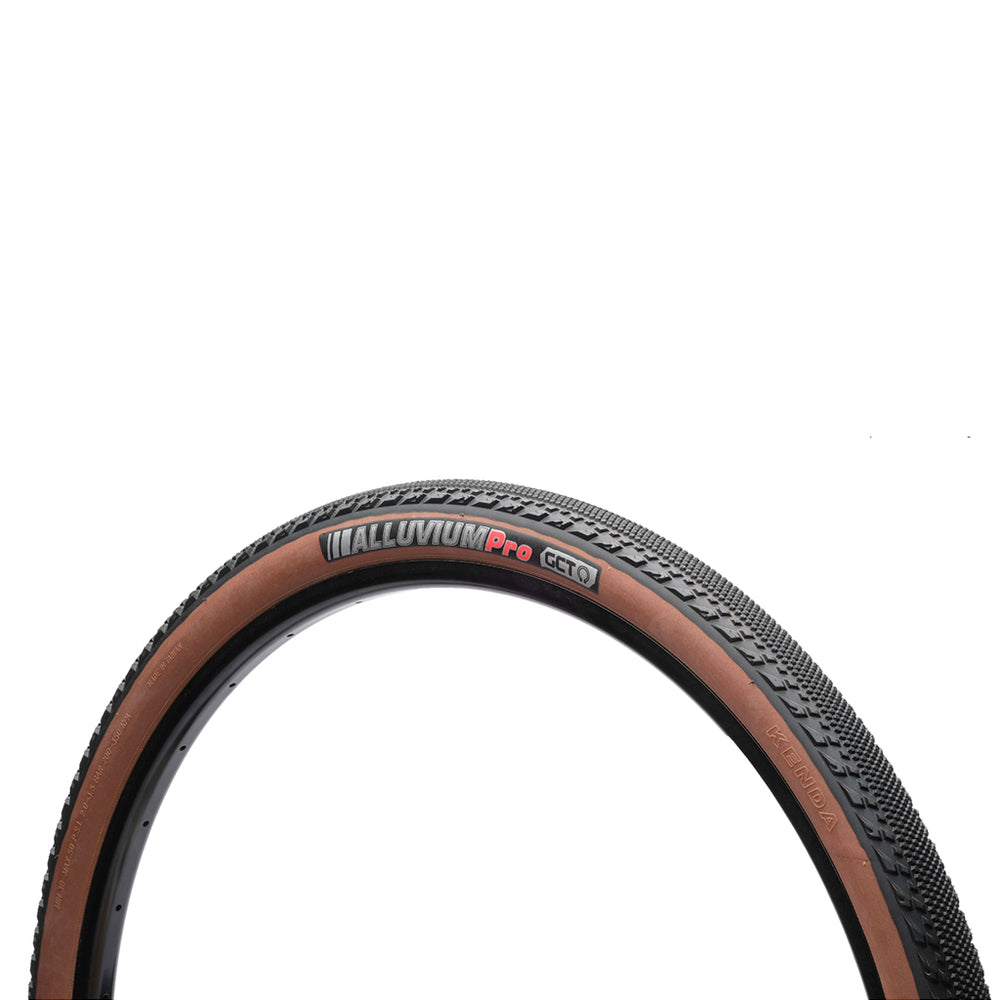 Kenda Alluvium Pro Tire - 700 x 40, Tubeless, Folding, Coffee Sidewall, 120tpi, GCT