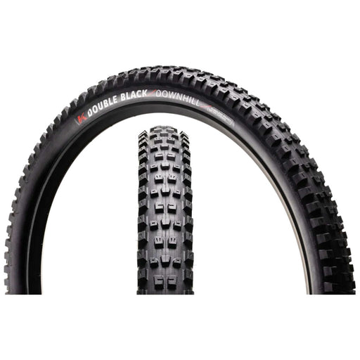 Kenda Double Black Tire - 29 x 2.40, Tubeless, Folding, Black, All Mountain, Triple