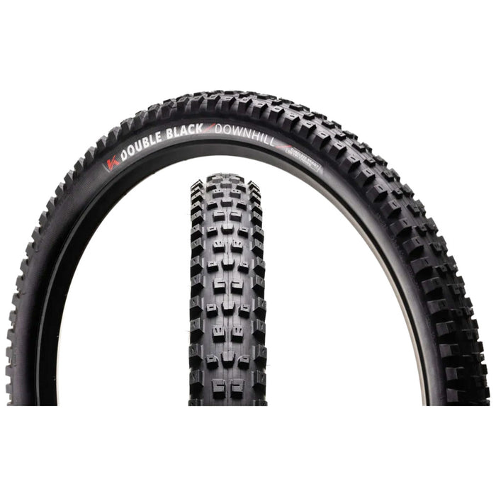Kenda Double Black Tire - 29 x 2.40, Tubeless, Folding, Black, All Mountain, Triple