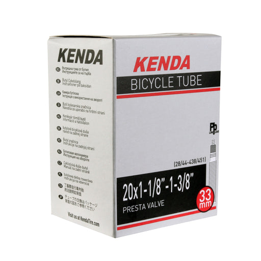 Kenda Butyl-LL tube, 20 x 1-1/8"-1-3/8" Presta Valve each