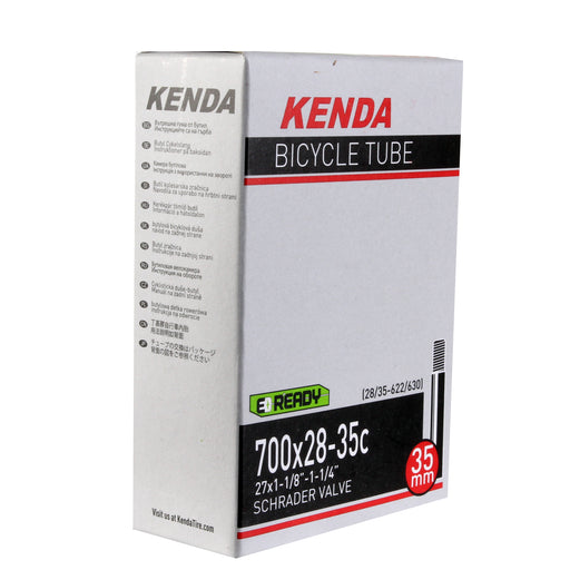 Kenda Butyl tube, 700x28-35c Schrader Valve - each