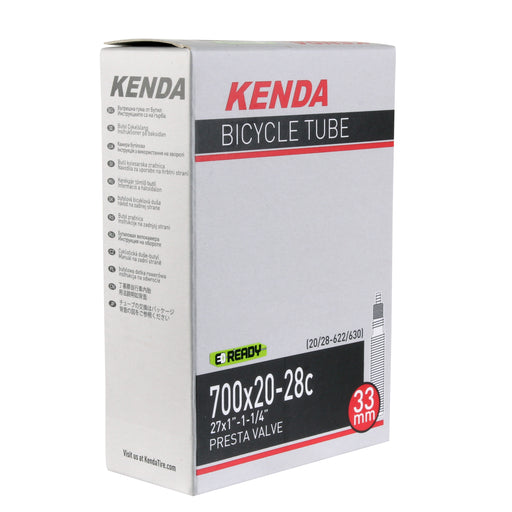 Kenda Butyl tube, 700 x 20-28c Presta Valve/32mm - each