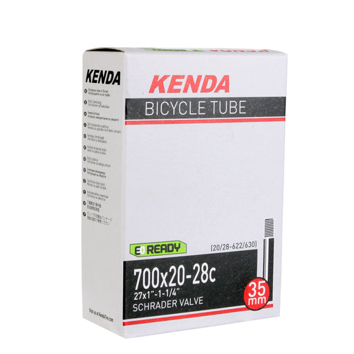 Kenda Butyl tube, 700 x 20-28c Schrader Valve - each