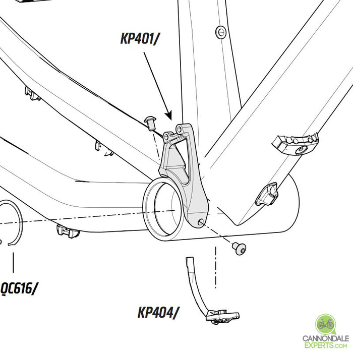 Cannondale Fat CAAD Front Derailleur Mount KP401/