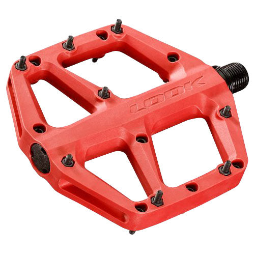 LOOK Trail Fusion Pedals - Platform, 9/16", Red