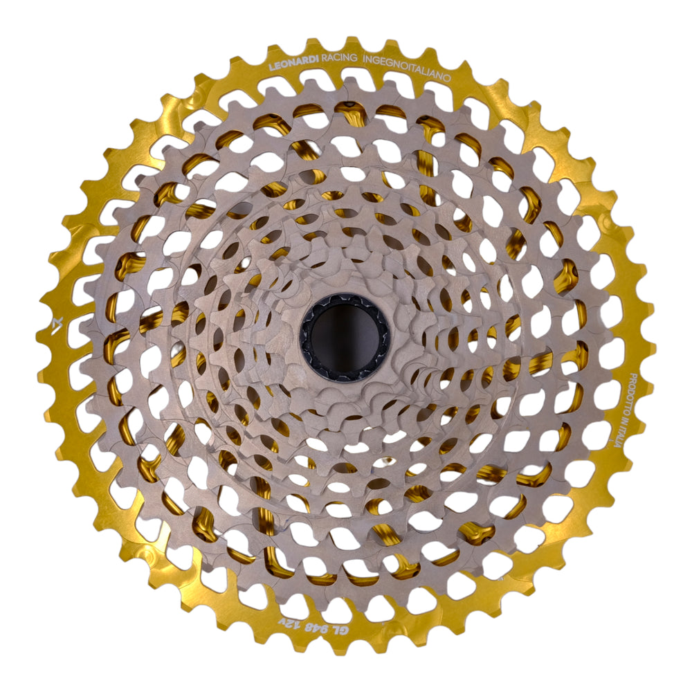 Leonardi General Lee 12sp Cassette, 9-50t - Black/Gold