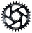 Leonardi S0 8-bolt Direct Mount Ring, 30T - Black