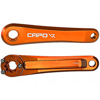 Leonardi Capo Crank Arms 170mm - Orange (Spindle Separate)