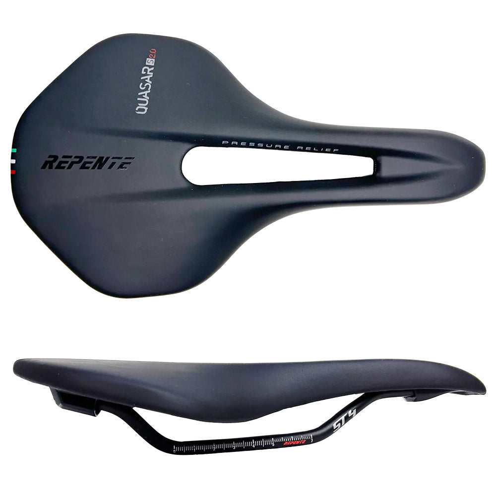Leonardi Quasar S 2.0 Saddle, Steel, Black