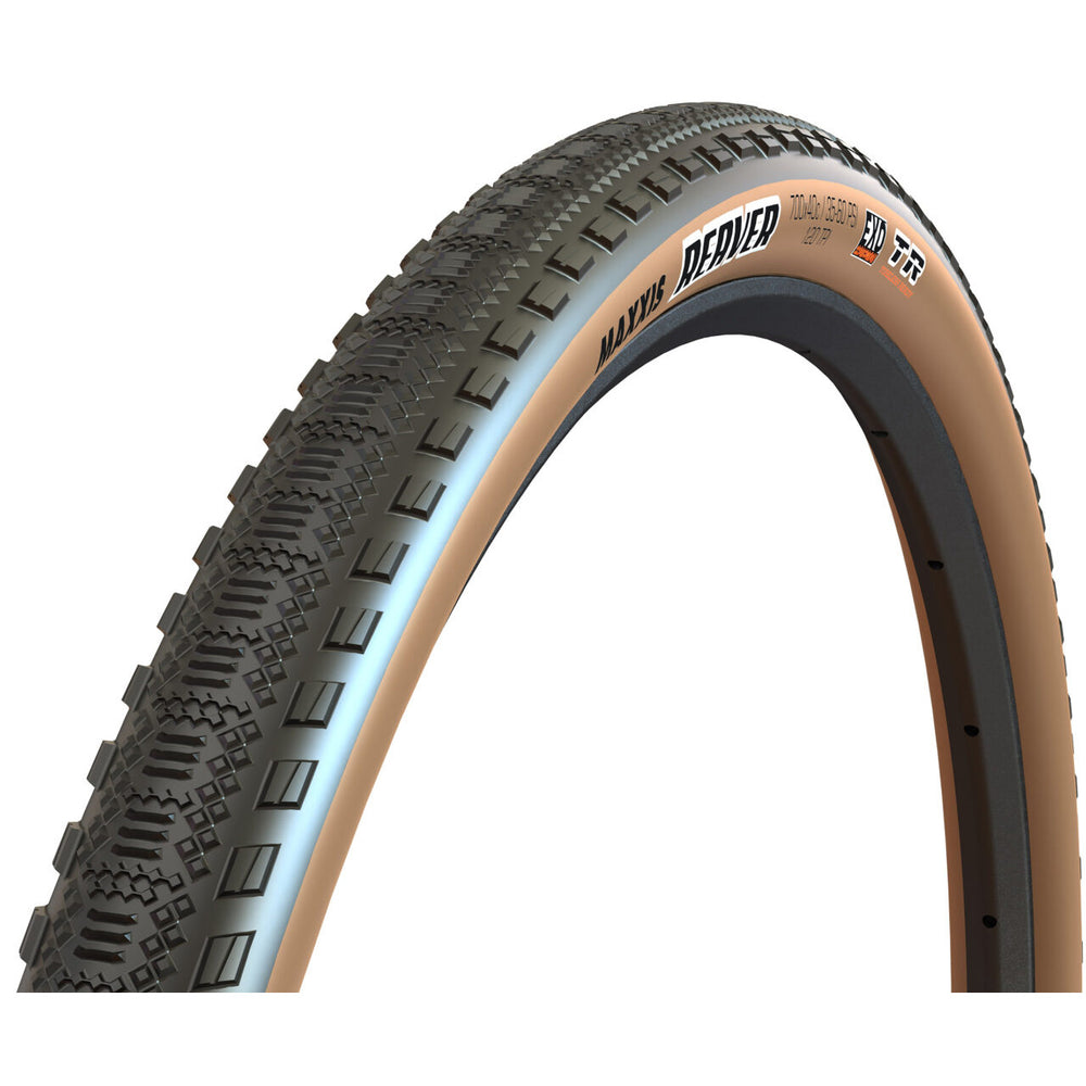 Maxxis Reaver Tire, 700x40, DC/EXO/TR, Black/Tanwall