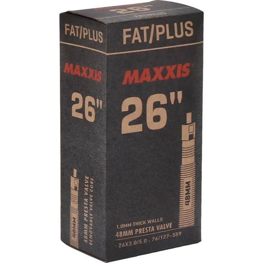 Maxxis Fat/Plus Tube, 26x3.0-5.0" - Presta Valve 48mm RVC