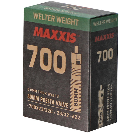 Maxxis Welter Weight Tube, 700x23-32  Presta Valve 80mm RVC