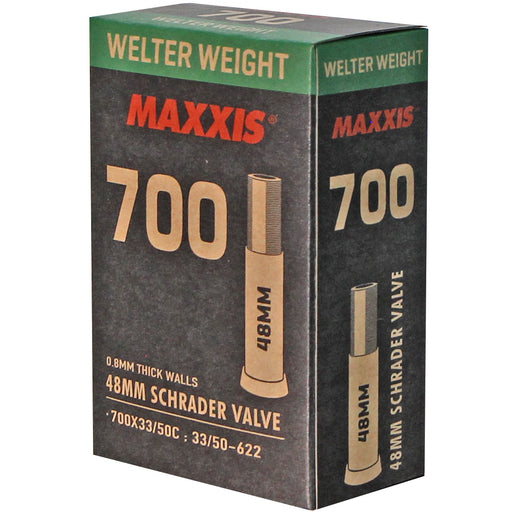 Maxxis Welter Weight Tube, 700x33-50c Schrader Valve 48mm