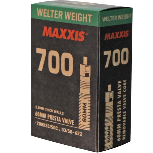 Maxxis Welter Weight Tube, 700x33-50c Presta Valve 60mm RVC