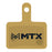 MTX Braking Disc Pads, Shimano (B-type 2-piston) TRP, Gold Label