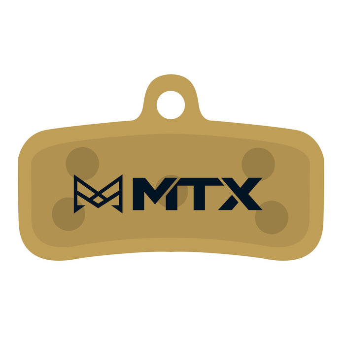 MTX Braking Disc Pads, Shimano (D-type 4-pis) TRP Quad, Gold Label