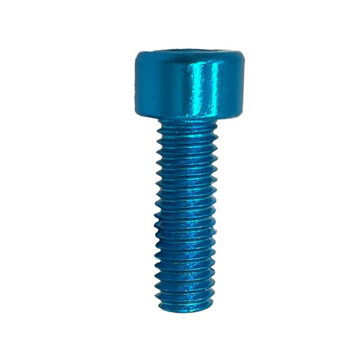 Miles Wide Anodized Cage Bolts, Blue