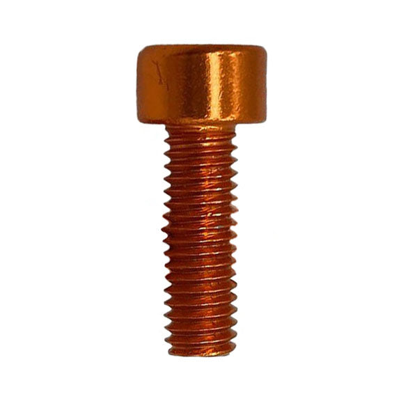 Miles Wide Anodized Cage Bolt, Orange - Each