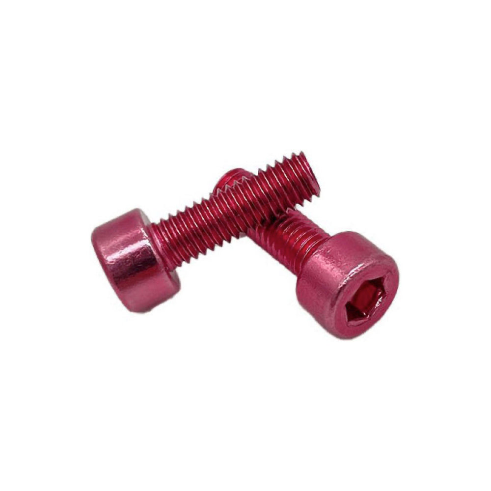 Miles Wide Anodized Cage Bolt, Pink, Pair