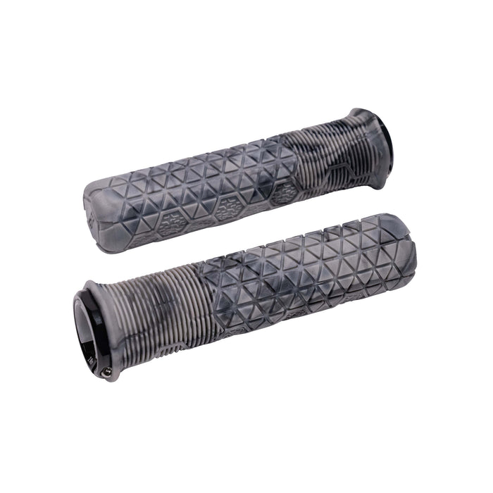 ENVE Composites Fractal Lock-On Trail Grips, 31.5mm, Gray Swirl