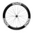 ENVE Composites SES 4.5 Pro Front 700c,12x100, CL, Black/White Decal
