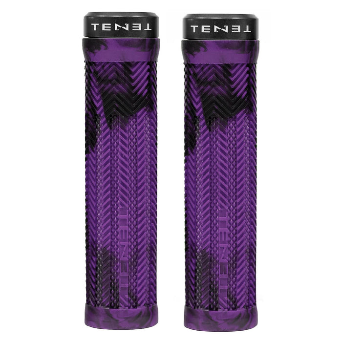 Tenet Icon Lock-On Grips, Purple Marble/Onyx