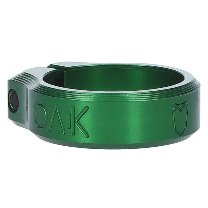 OAK Components Orbit Seatpost Clamp, 36.4mm, Green