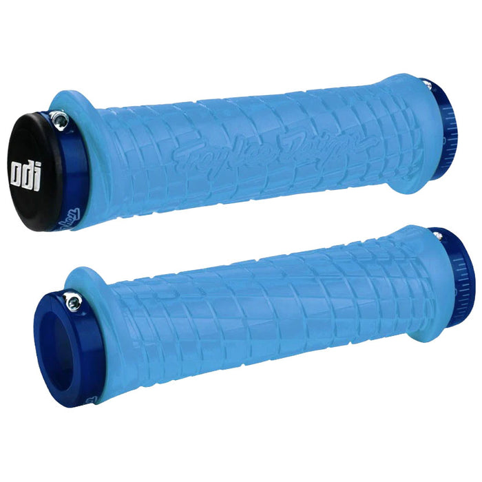 ODI Lock-On MTB bonus pack, TLD - aqua/blue