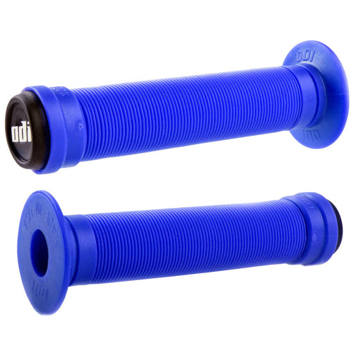 ODI Longneck Grips Flanged 143mm Blue