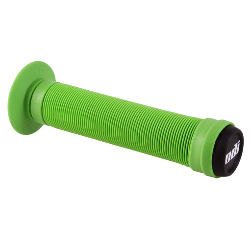 ODI Longneck Grips Flanged 143mm Green