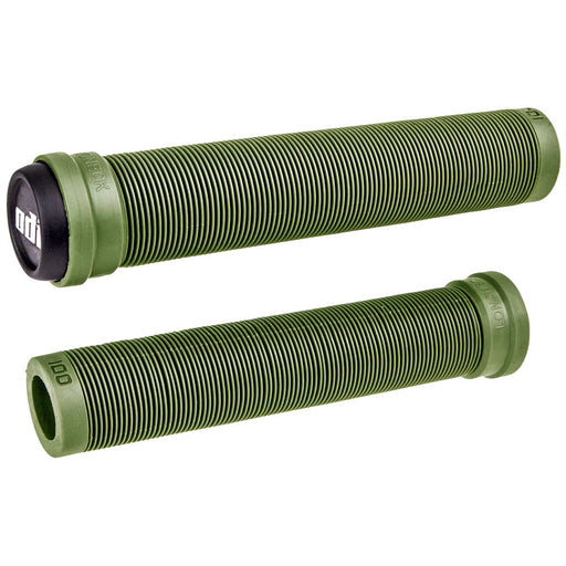 ODI Soft X-Longneck Grips - Army Green, 160mm