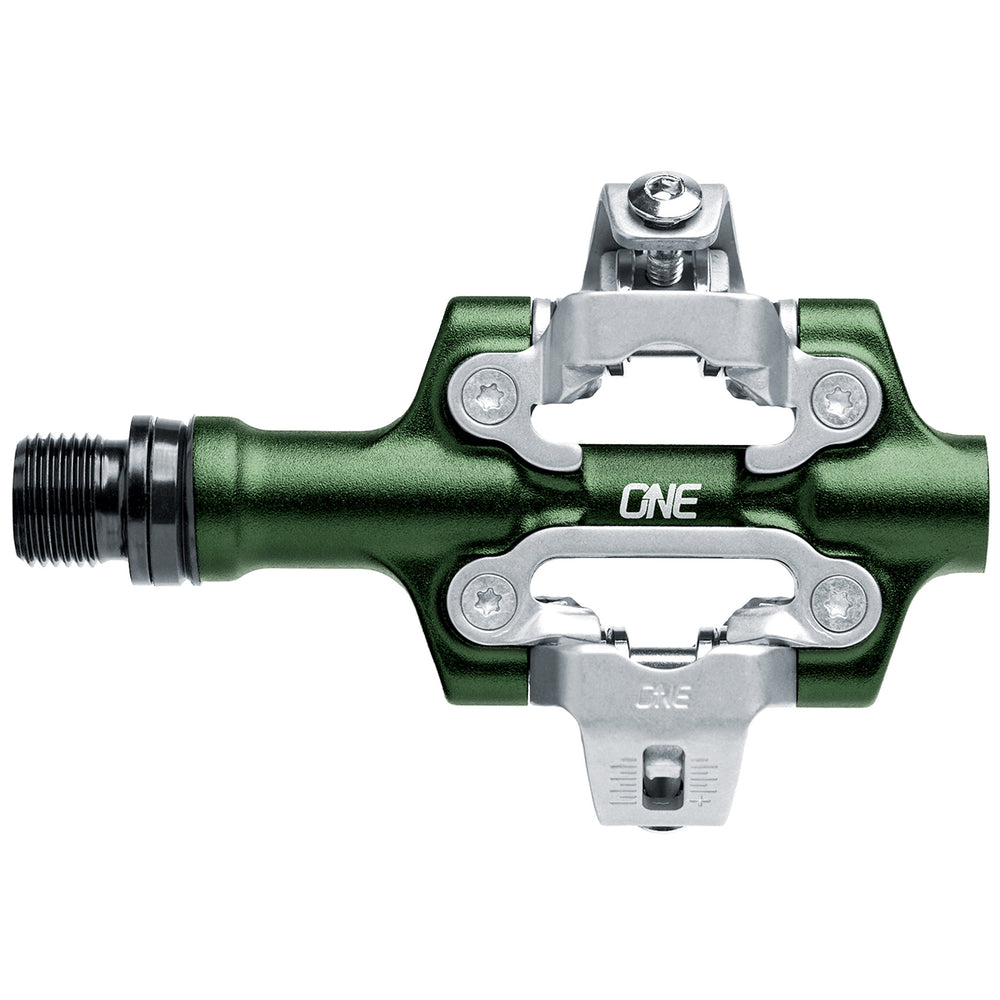 OneUp Components XC Clip Pedals, CrMo, Dark Green
