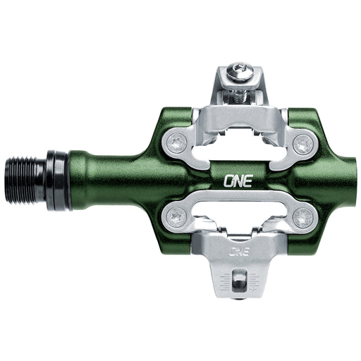 OneUp Components XC Clip Pedals, CrMo, Dark Green