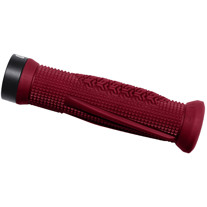 OneUp Components Jackson Goldstone Lock-On Grips, Maroon