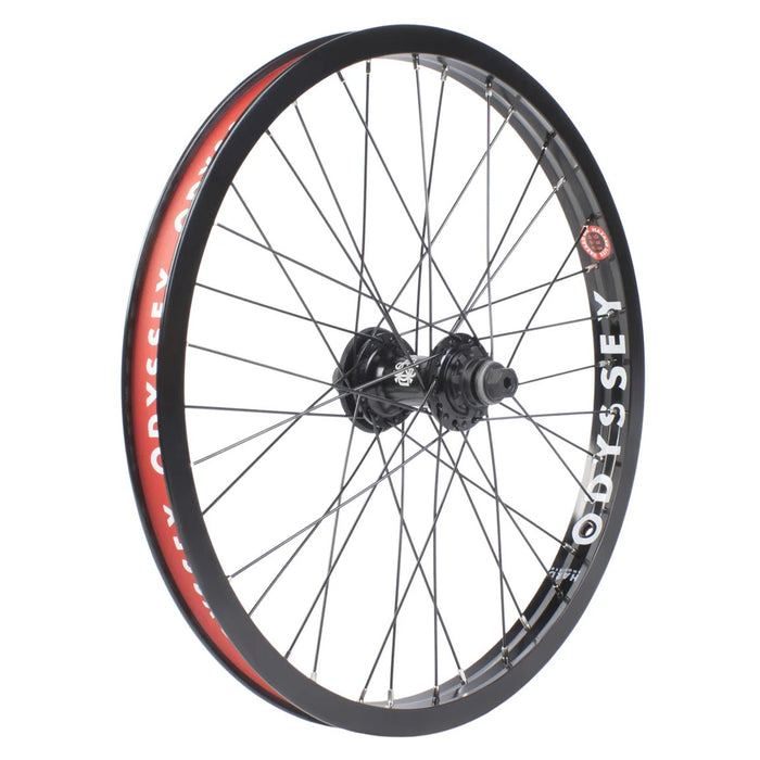 Odyssey Hazard Lite Rear Wheel - 20", 14 x 110mm, Rim Brake, Cassette, RHD/LHD, Hard Black, Clincher