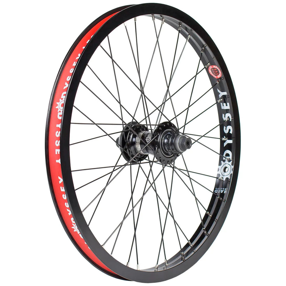 Odyssey Hazard Lite Freecoaster Rear Wheel - 20", 14 x 110mm, Rim Brake, LHD Freecoaster, Hard Black, Clincher