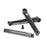 Odyssey Calibur V2 Crankset - 160mm, Right Hand/Left Hand Drive, Rust Proof Black