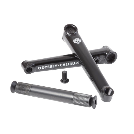 Odyssey Calibur V2 Crankset - 160mm, Right Hand/Left Hand Drive, Rust Proof Black