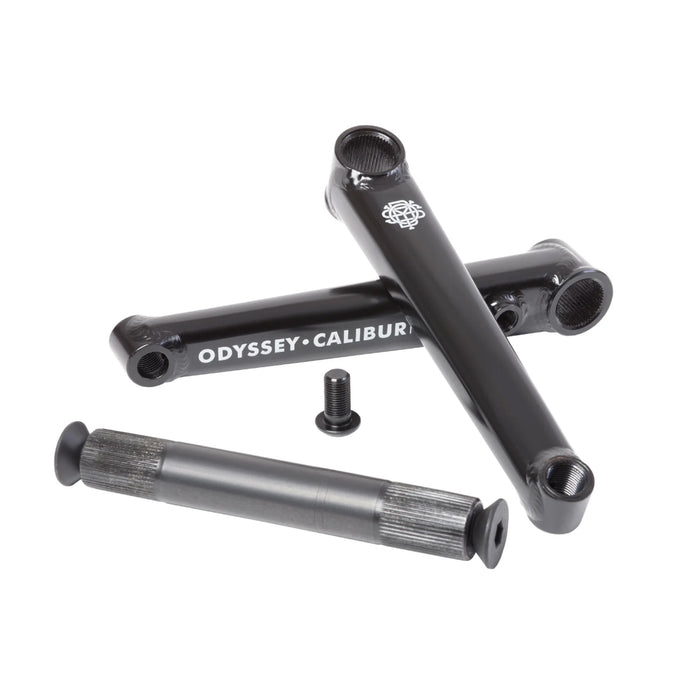 Odyssey Calibur V2 Crankset - 160mm, Right Hand/Left Hand Drive, Rust Proof Black