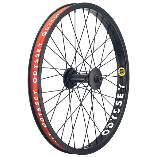 Odyssey Stage-2 Front Wheel - 20", 3/8" x 100mm, Rim Brake, Black