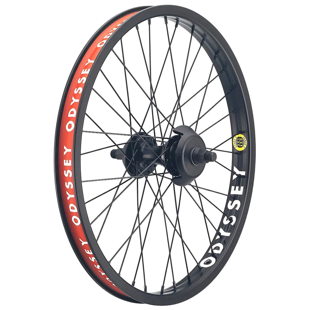 Odyssey Stage-2 Rear Wheel - 20", 14 x 110mm, Rim Brake, RHD Cassette, Black