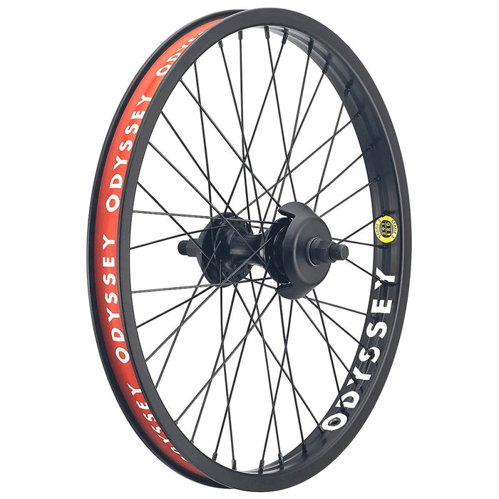 Odyssey Stage-2 Rear Wheel - 20", 14 x 110mm, Rim Brake, RHD Cassette, Black