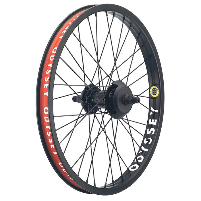Odyssey Stage-2 Rear Wheel - 20", 14 x 110mm, Rim Brake, RHD Freecoaster, Black