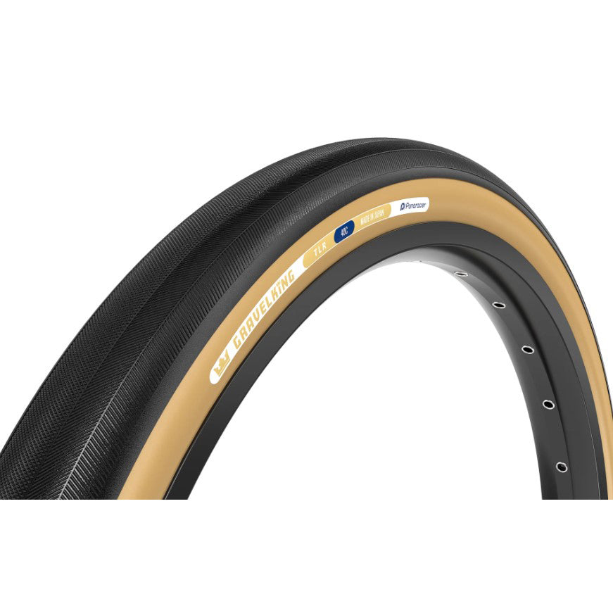 Panaracer GravelKing Tire, 700x28, Black/Brown