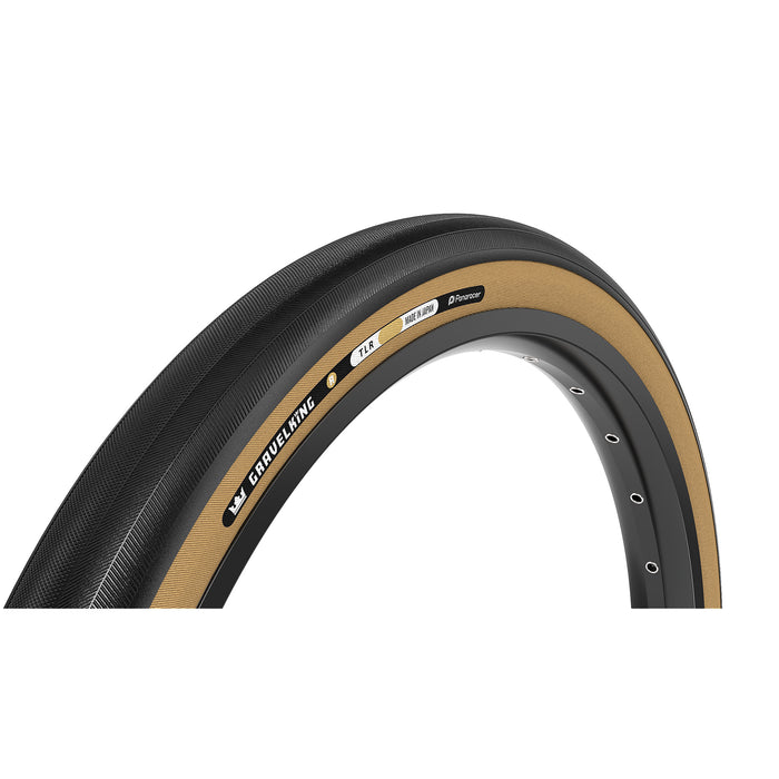 Panaracer GravelKing R Tire, 700x30, TLC, Black/Amber