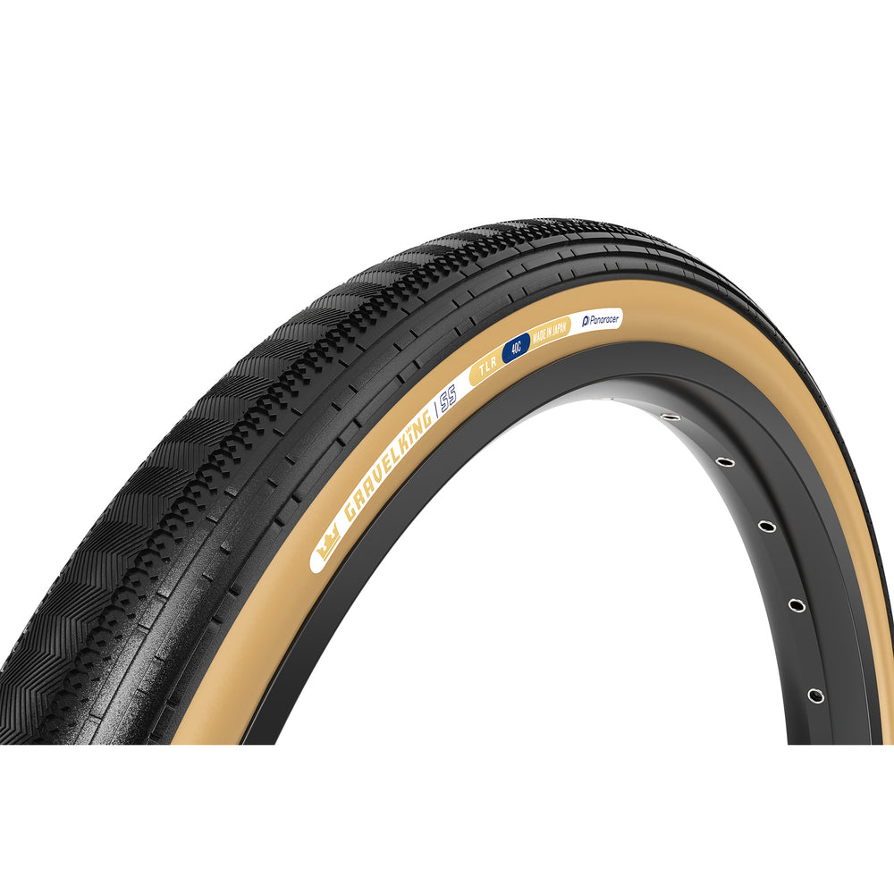 Panaracer GravelKing SS Tire, 700x35, TLC, Black/Brown