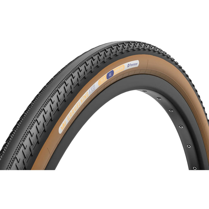 Panaracer GravelKing ZX Tire, 700x55, TR,  Black/Brown